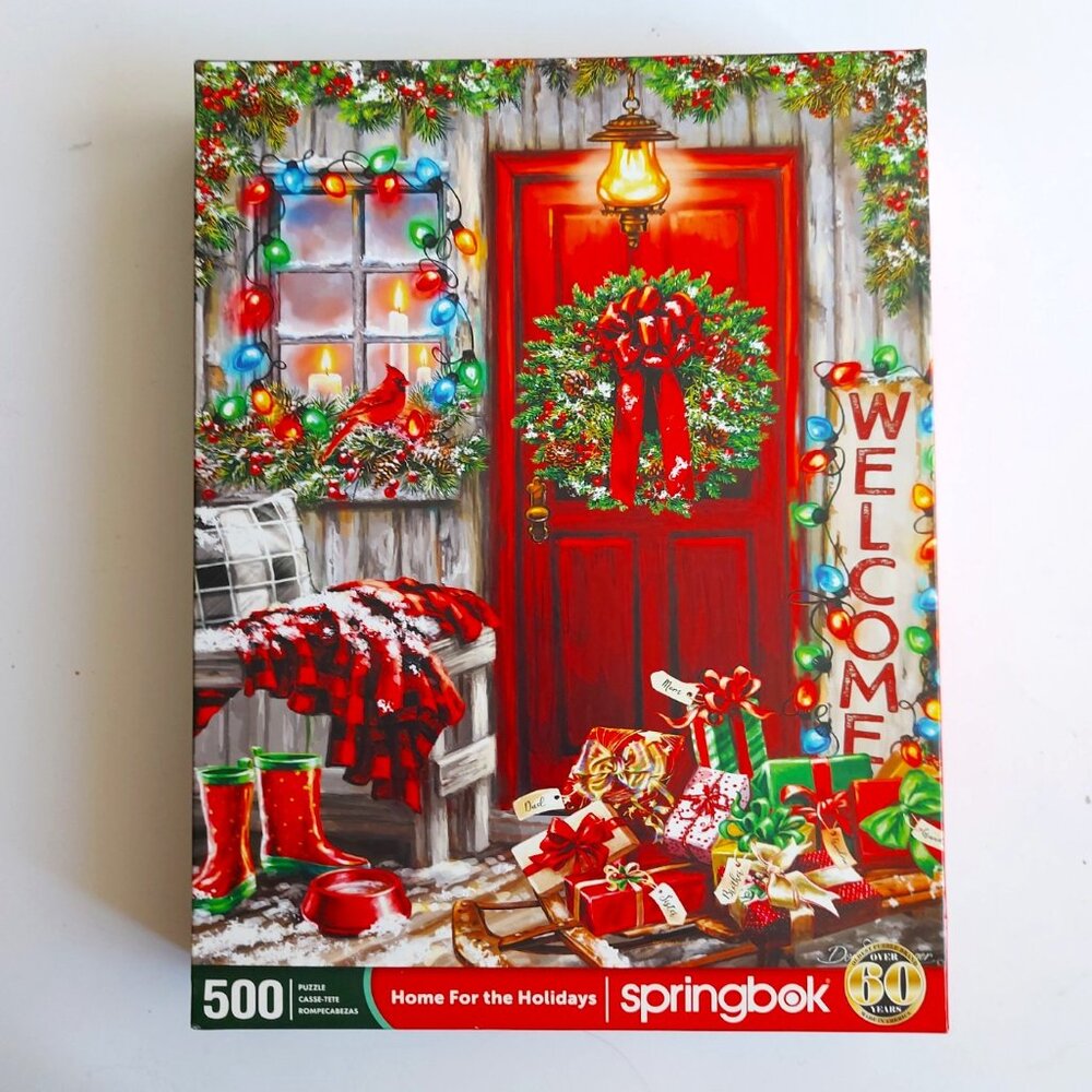 500 Piece "Home For the Holidays" Jigsaw Puzzle